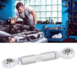 Leapiture Adjustable Alternator Tensioning Rod, 2 1/2in Adjustable Tensioning Rod Stainless Steel Alternator Bracket Replacement for SBC BBC 350 454 Engine