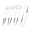 4Pcs Induction Heater Coil Kit 2.5mm Brass Core 20 30
