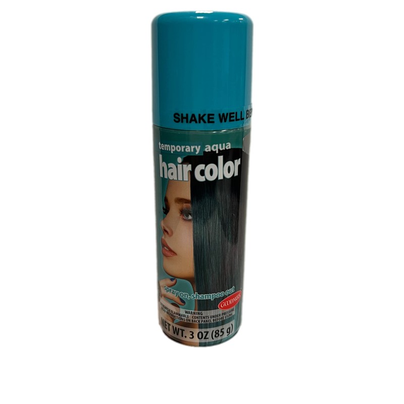 Easy to use Temporary Hair Color - Spray On, Shampoo