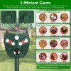 iMountek Solar Animal Ultrasonic Repeller Outdoor Mole Snake Animal Repeller