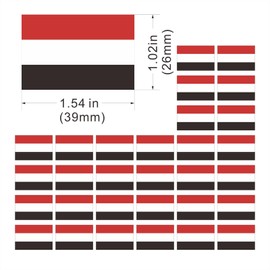 Womaha 30 Sheets Temporary Yemen Flag Tattoos for Kids Adults Fans Fake Face Tattoo Stickers