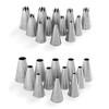 Tredoni 12 Set Icing Nozzles 4-15mm Smooth Piping Nozzles Professional