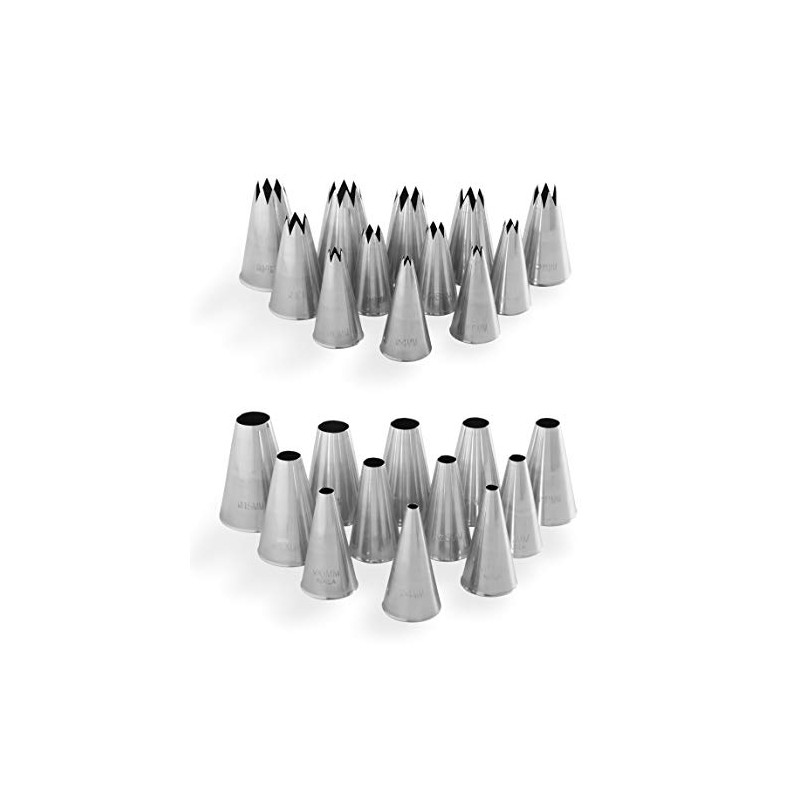Tredoni 12 Set Icing Nozzles 4-15mm Smooth Piping Nozzles Professional