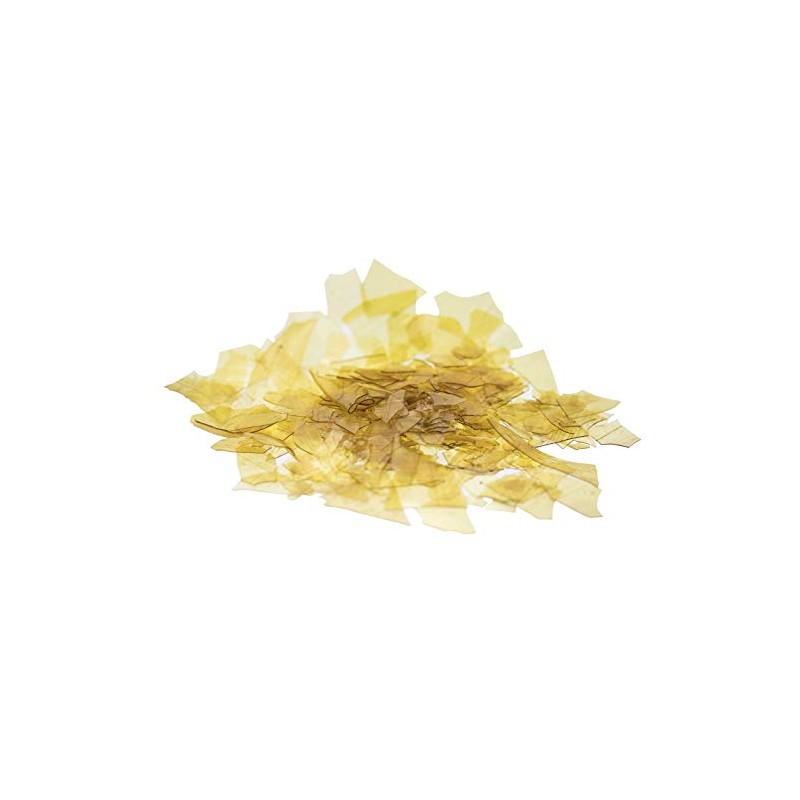 Dewaxed Super Blonde Shellac Flakes 1/2 Lb, or 8 Oz