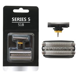 51B Black 8000 Series Shaver Foil Replace Head w/Plastic Sealed Packaging Replacement for B-raun 8795 8581 8583 8585 8588 8590 8781 8783 8790