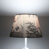 Chinese Style Lamp Shade Cloth E27 E14 Red Crowned Crane