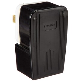 Leviton 60 Amp, 250 Volt- 3PY, Straight Blade, Plug, Industrial Grade, Grounding, Angle, 8462-P, Black