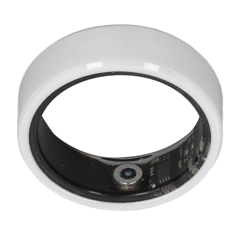 Smart Ring White IP68 Waterproof BT Pedometer Sleep Monitoring Rechargeable