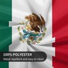HYTTER Flag of Mexico Pattern Tablecloth Round Decorative Tablecloth 60
