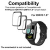 smaate Compatible with Fitpolo VERYFIT IDW19 1.85” Smartwatch, 3D Screen