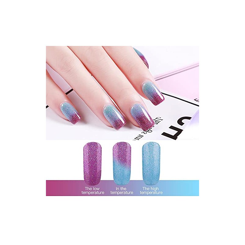 Omainy Chameleon Semi-Permanent Thermal Gel Nail Polish Thermal Semi-Permanent Nail