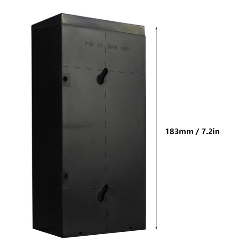 Natudeco LED Solar House Number Light Illuminated Outdoor Plaques Wall