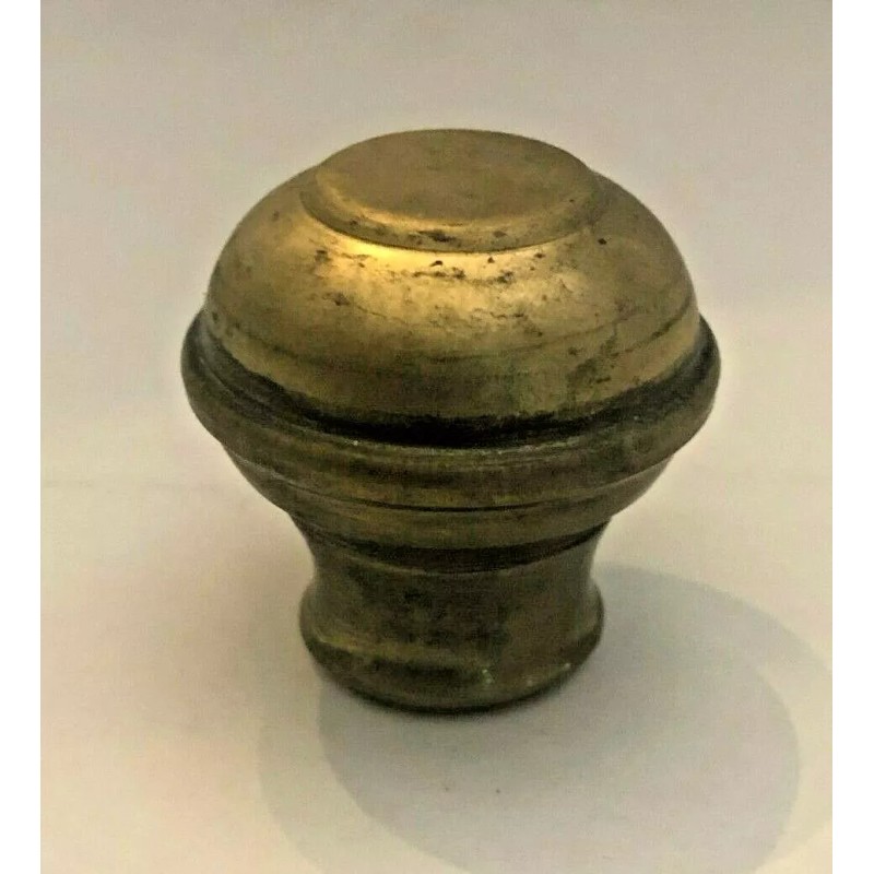 NEW: old stock Handmade Brass 2 pc. Lamp Font, Break,