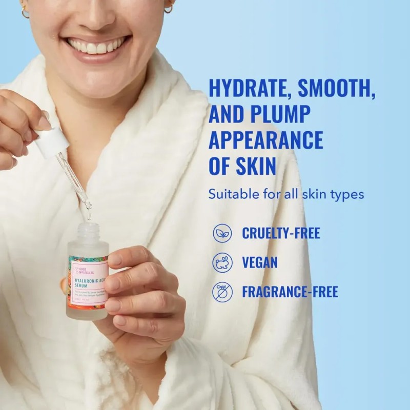 Ácido Hialurónico Sérum Good Molecules 30mL Rostro Hidratante