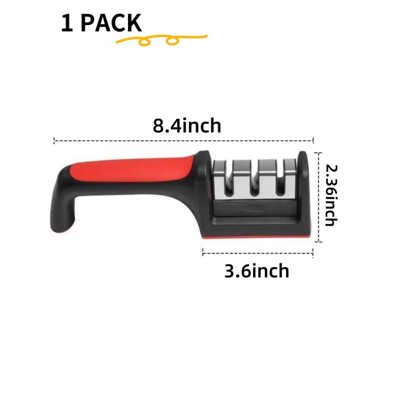 luvilly 1Pack Knife Sharpener,Multifunction Knife Sharpener,for Kitchen and Chef