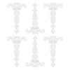 sourcing map 3.5 Inch Door Tee Hinge, 6Pcs T-Strap Hinges