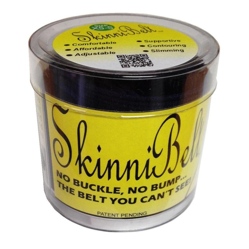 SkinniBelt Cinturón elástico para mujer, azul Denim, M