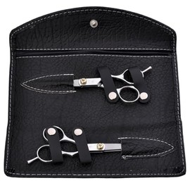 1set Hair Cutting Set Flat Scissors and Teeth Scissors Ergonomic Design for Comfortable Use Includes Hairdressing Apron and Accessories