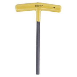 BONDHUS HTX80-6 No.15232 Total Length 6.0 inches (152 mm) Hex T-Handle Set, Black Dyed, 8 Piece Set (3/32, 7/64, 1/8, 9/64, 5/32, 3/16, 7/32, 1/4 inch)
