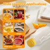 Modixun 4-Pack 285ml Clear Honey Bottles, Refillable Honey Container, Squeeze
