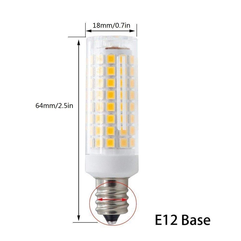 Lxcom Lighting 10W E12 LED Corn Light Bulb(4 Pack)- 2835