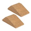 Lyaciomn 2PCS Cork Squat Wedge Block Non Slip Squat Ramp,Squat