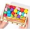 KidMigo 3-in-1 Threading Game from 2 Years, Motor Skills Toy