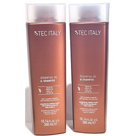 TEC ITALY ESSENTIAL OIL SHAMPOO  (CASTOR,ROSE, APRICOT AND ARGAN OIL) 2 PACK