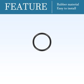 QUARKZMAN Pack of 20 Nitrile Rubber Sealing Ring Seal Connection 8 mm x 6 mm x 1 mm for Tap Plumber Repair Seal Connection, Black