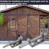 WYIPOLZI 5 Inch/128mm Spring Latch Pin Stainless Steel Barrel Bolt