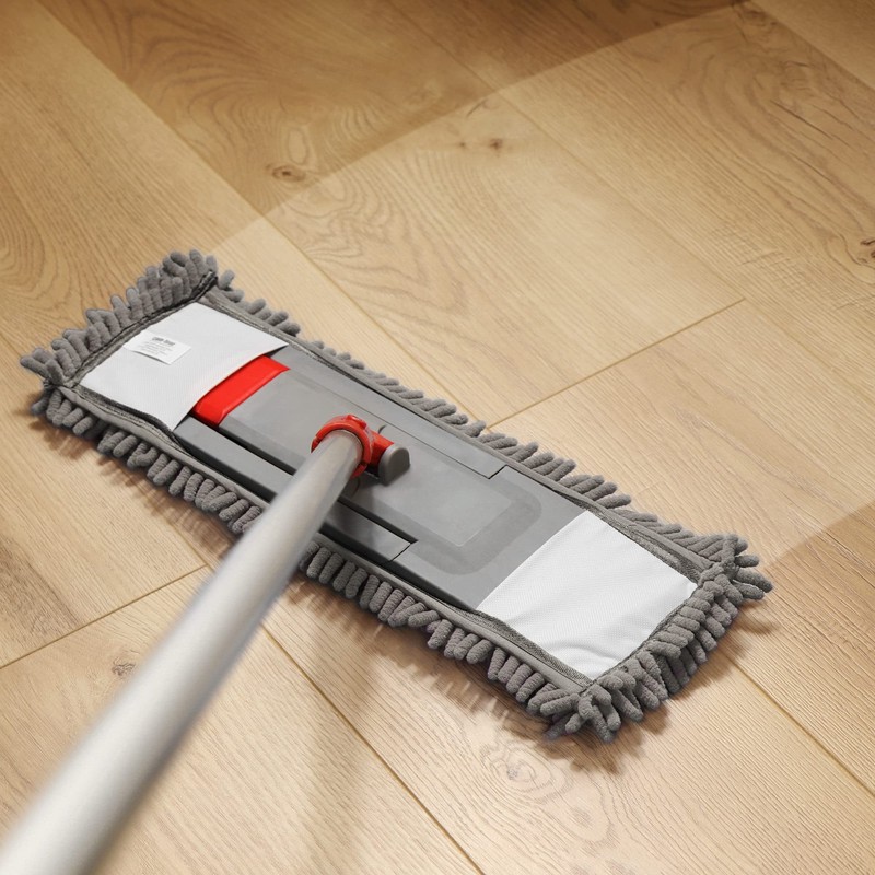 COM-FOUR® 4 x replacement covers for floor mops, mop cover