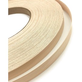 Edge Supply Maple 3/4" X 25 ft Roll – Pre-Glued Iron On Maple Edge Banding – Wood Veneer Edge Banding Tape with Hot Melt Adhesive, Smooth Sanded Finish Ideal for Furniture & DIY, Made in USA