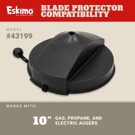 Eskimo® 43199 Blade Protector, 10 Inch, Ice Augers, Gas, Propane, Drill, Electric, Black