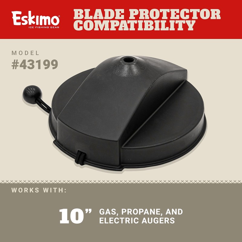 Eskimo® 43199 Blade Protector, 10 Inch, Ice Augers, Gas, Propane,