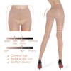 G&Y 2 Pairs Women's Control Top Pantyhose - 40D Sheer