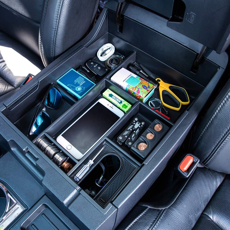 JKCOVER Compatible with Center Console Organizer Tray Toyota Tundra 2014