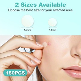 180 PCS Parches Para Granos, Parches Granos Estrella, con Aceite de Té Y Ácido Salicílico, Pueden Deshacerse Acné Rápidamente (G)