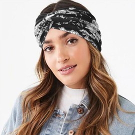 DRESHOW Pack of 4 Women's Headbands, Elastic Soft Headbands, Headband, Hair Band, Head Wrap, Cute Hair Accessories for Everyday, Yoga, Sports, Fitness