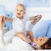 Jodsen 4Pcs Baby Rattle Toys, Baby Foot Finder Sock Wrist