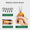 GROWNEER 3 Packs 6.5 Inch Pruning Shears Gardening Hand Pruning