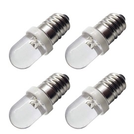 Ruiandsion E10 LED Bulb 120V AC Screw Base LED Replacement Bulb Upgrade for Candles Lights Home Bedroom Office Decor Lights,Warm White (Pack of 4)