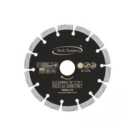 Tech Traders Diamond Cutting Disc 150mm 6" x 22.2 mm, Saw Blade for Universal use Angle Grinder, Diamond Cutting Blade for Concrete, Stone, Brick