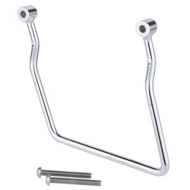 Kijima Motorcycle Parts Side Bag Support Steel Drag Star 400 Standard ('96-'09) Left Side Chrome Plated 210-4562