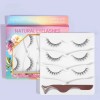 3 Pares De Pestañas Postizas 3d Naturales + Ayuda Pestañas