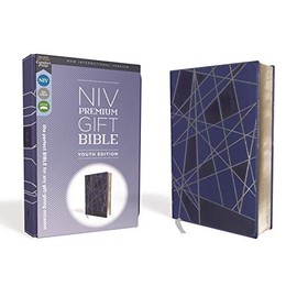 NIV, Premium Gift Bible, Youth Edition, Leathersoft, Blue, Red Letter, Comfort Print: The Perfect Bible for Any Gift-Giving Occasion