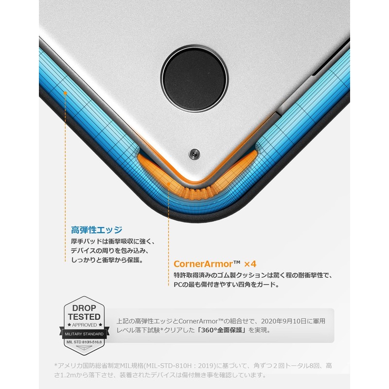 tomtoc 360 Degree Protective Laptop Case for 14 Inch MacBook