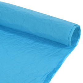 sourcing map Crepe Paper Roll 1.6ft Long 20.5 Inch Wide for Wedding Ceremony Various Large Festivals Decoration, Lake Blue 5pcs
