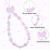 Reownest 2 Pack Phone Lanyard Charm Set - Cute Sparkling