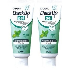 Lion Dent Check-Up Gel (Mint) 75g (2 pieces)