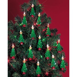 Beadery Holiday Beaded Ornament Kit Mini Trees 2.25-inch Makes 24